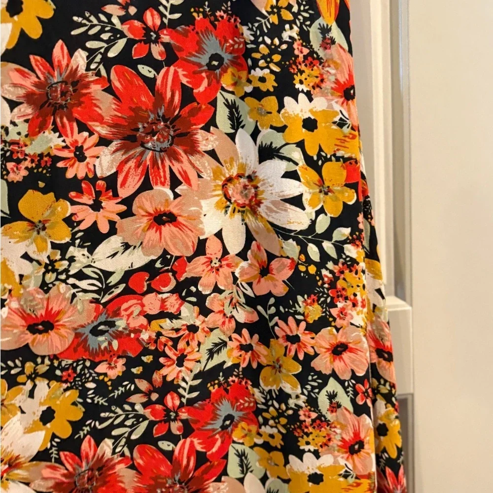 Natural Life Floral Patterned maxi Dress with same pockets L/XL - Picture 6 of 9